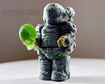 FILLED WITH RAGE - Sci-Fi Berserker Minifig Armor Kit | Armored Demon Hunter Mini