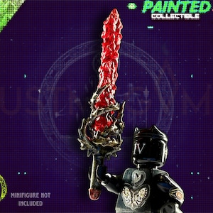Painted Blade of Thumos: Custom Minifigure Compatible Accessory