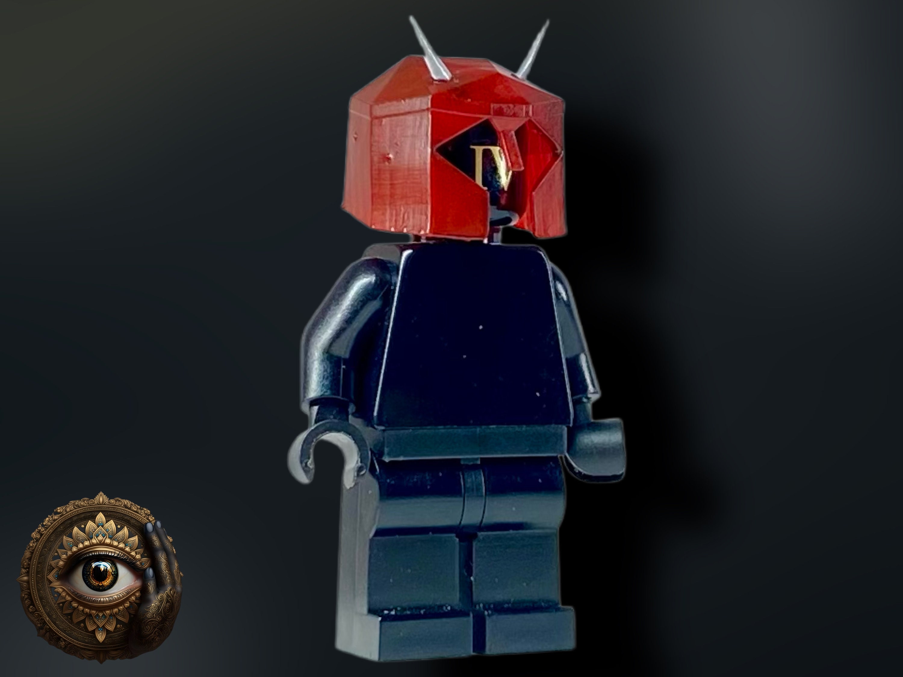 2004 Dragon Med Helmet Professionally Painted Runescape OSRS