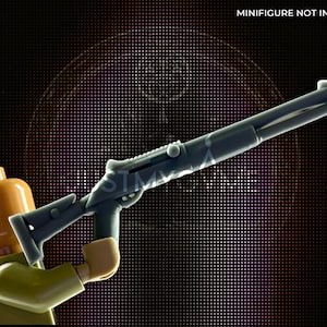 Riot Shotgun for Construction Toy Army Figures - Handcrafted Military Gear - Tabletop Collector Toy Figurine Gear