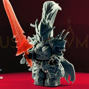 CRIMSON COMMANDMENTS: Mittelalterliches Dark Fantasy Minifiguren Kompatibles Rüstungsset