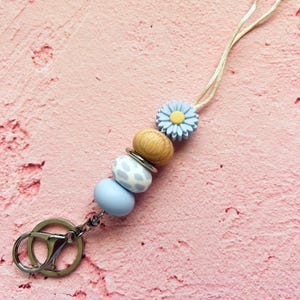 Beaded Lanyard - Emma | Teacher Lanyard | Handmade Lanyard | Nurse Lanyard