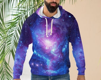colourful nebula unisex hoodie