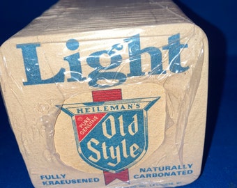 lighted old style beer sign