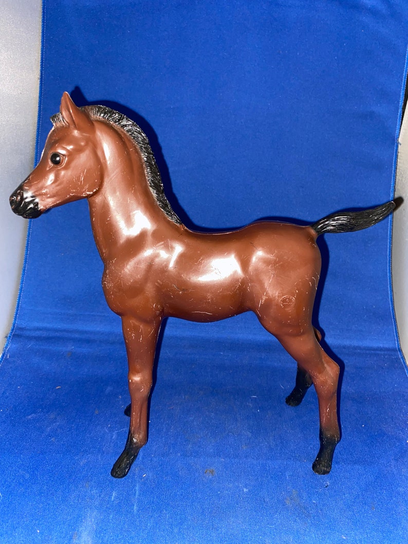 Marx Johnny West Action Figure Horse Colt Thundercolt Etsy