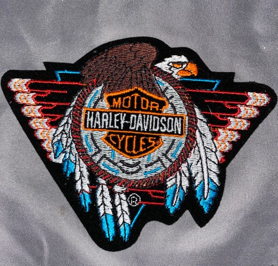 Vintage 1990s Harley Davidson motorcycles eagle b… - image 1