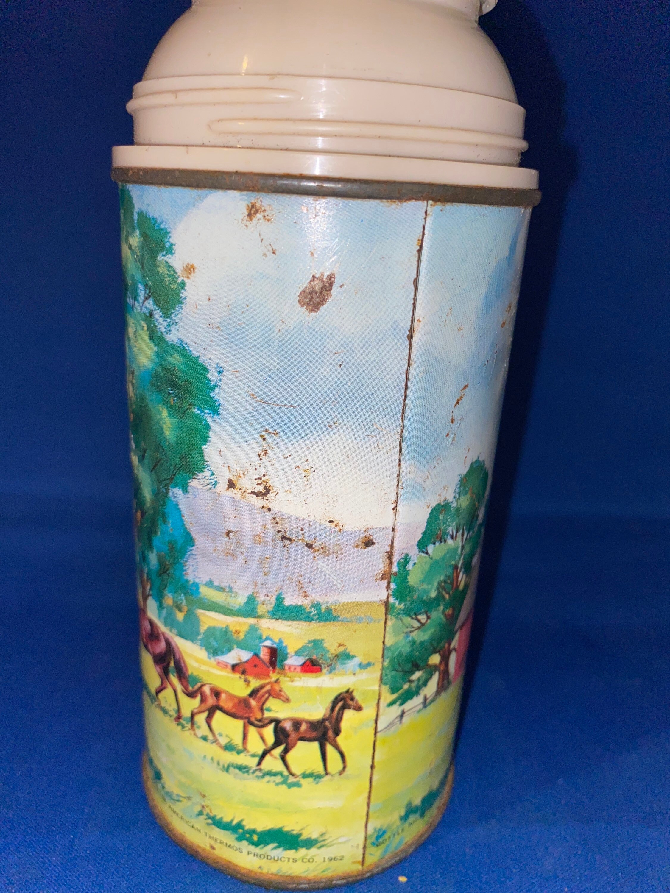 American Thermos Co 1962 Farm Thermos Etsy