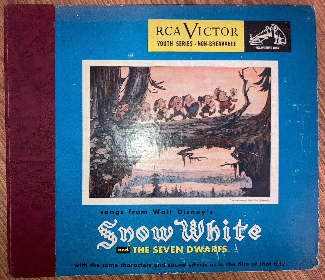 Vintage 1940s RCA Victor Disney Snow White and the Seven Dwarfs 78RPM 3