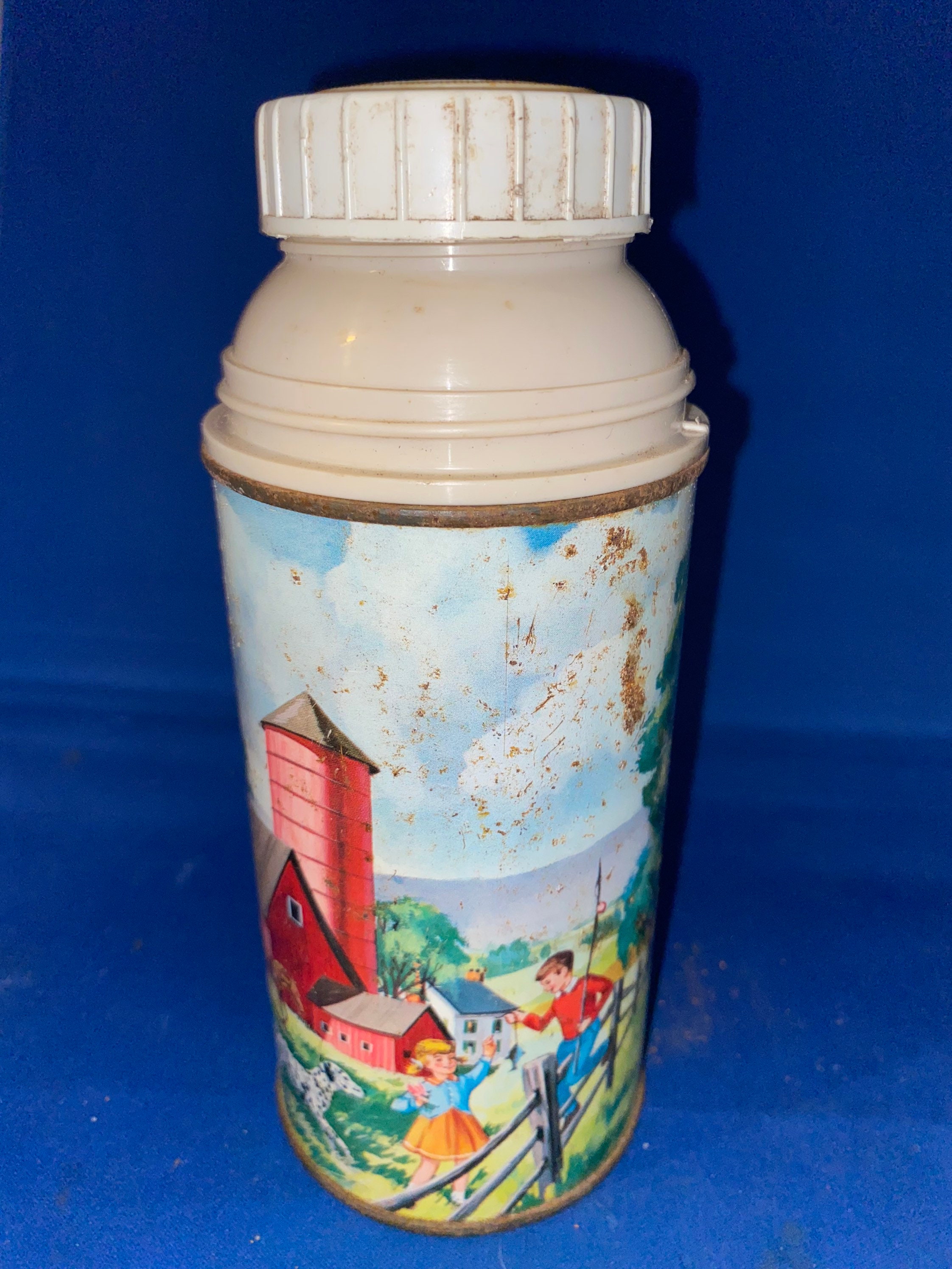 American Thermos Co 1962 Farm Thermos Etsy