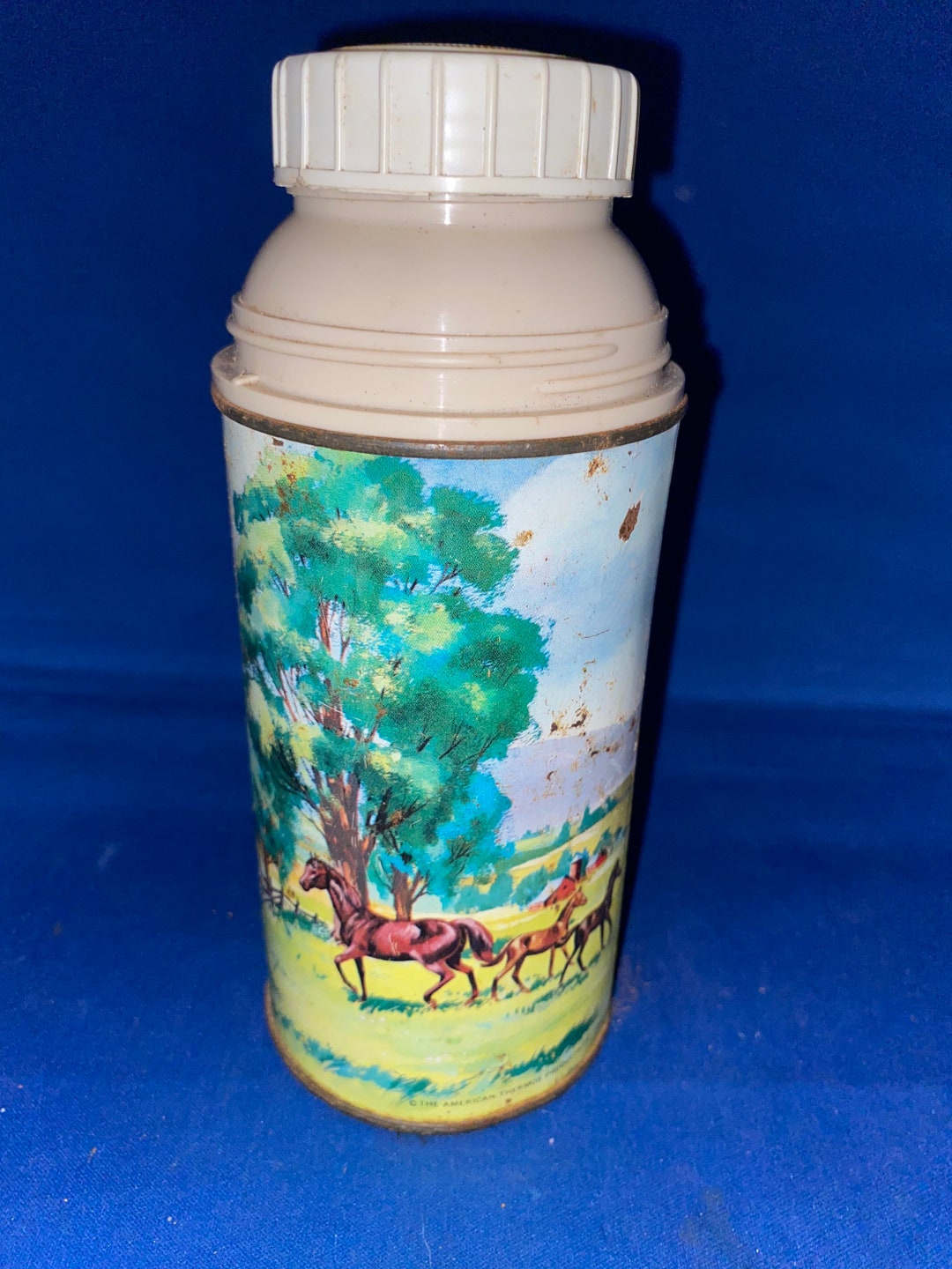 American Thermos Co 1962 Farm Thermos Etsy