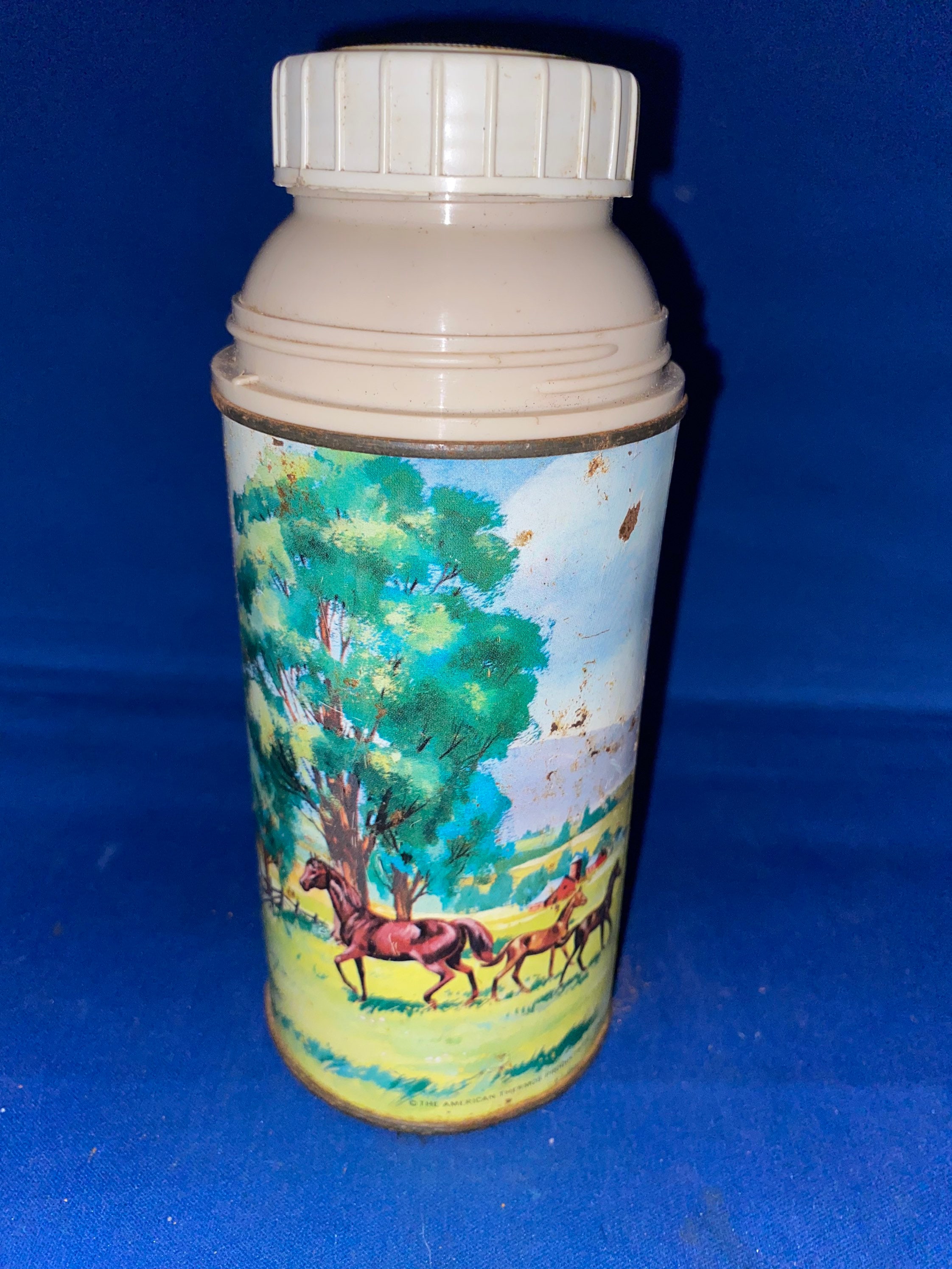 Vintage Harmony Container NRA National Rifle Camo Thermos Bottle