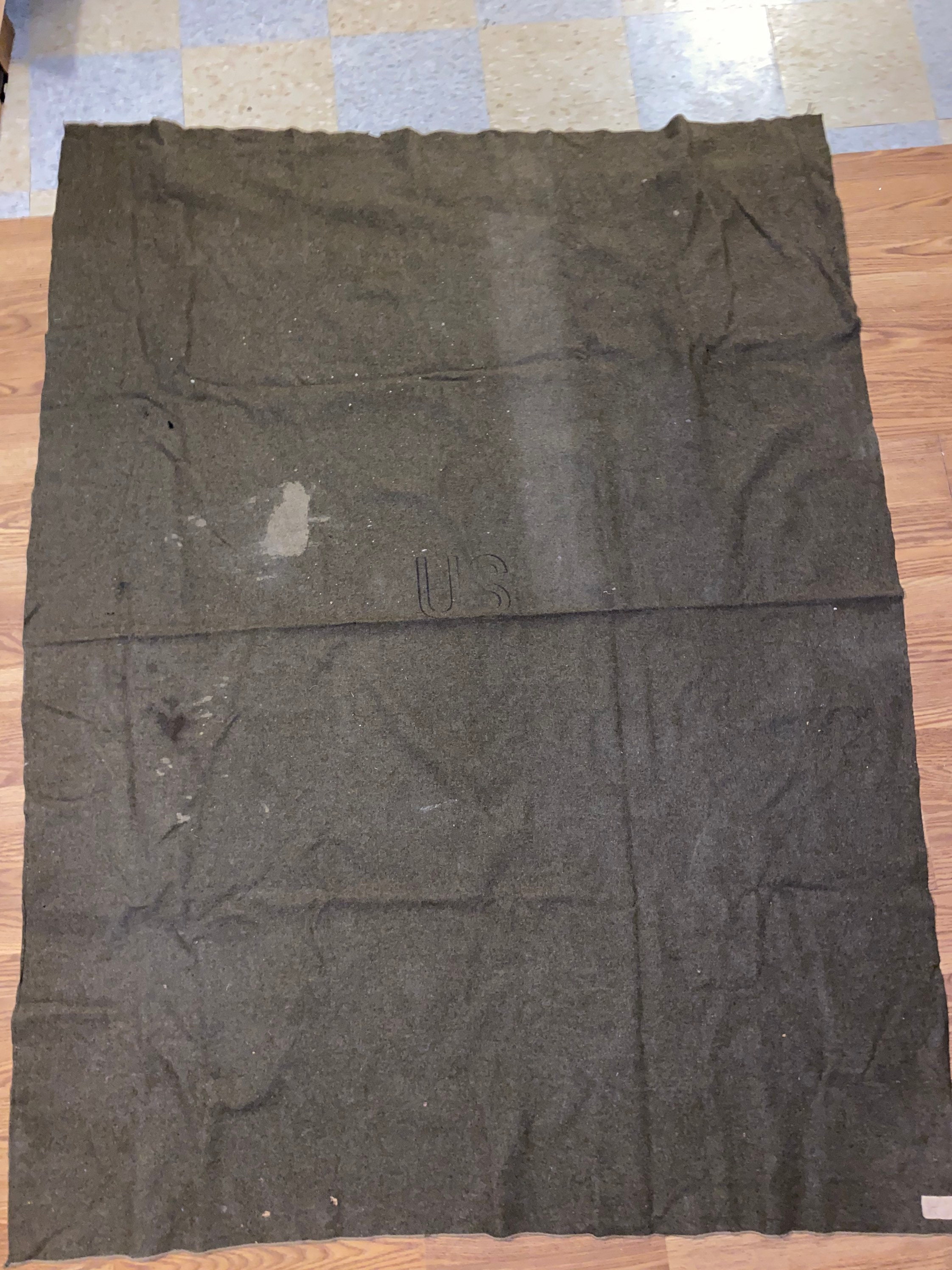 US Army Wool Blanket Etsy