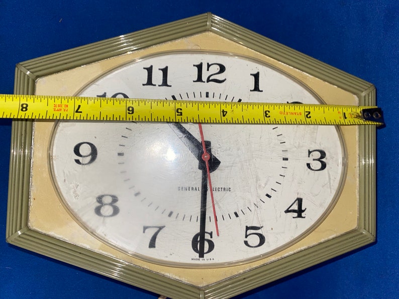 Midcentury Modern General Electric Wall Clock Etsy