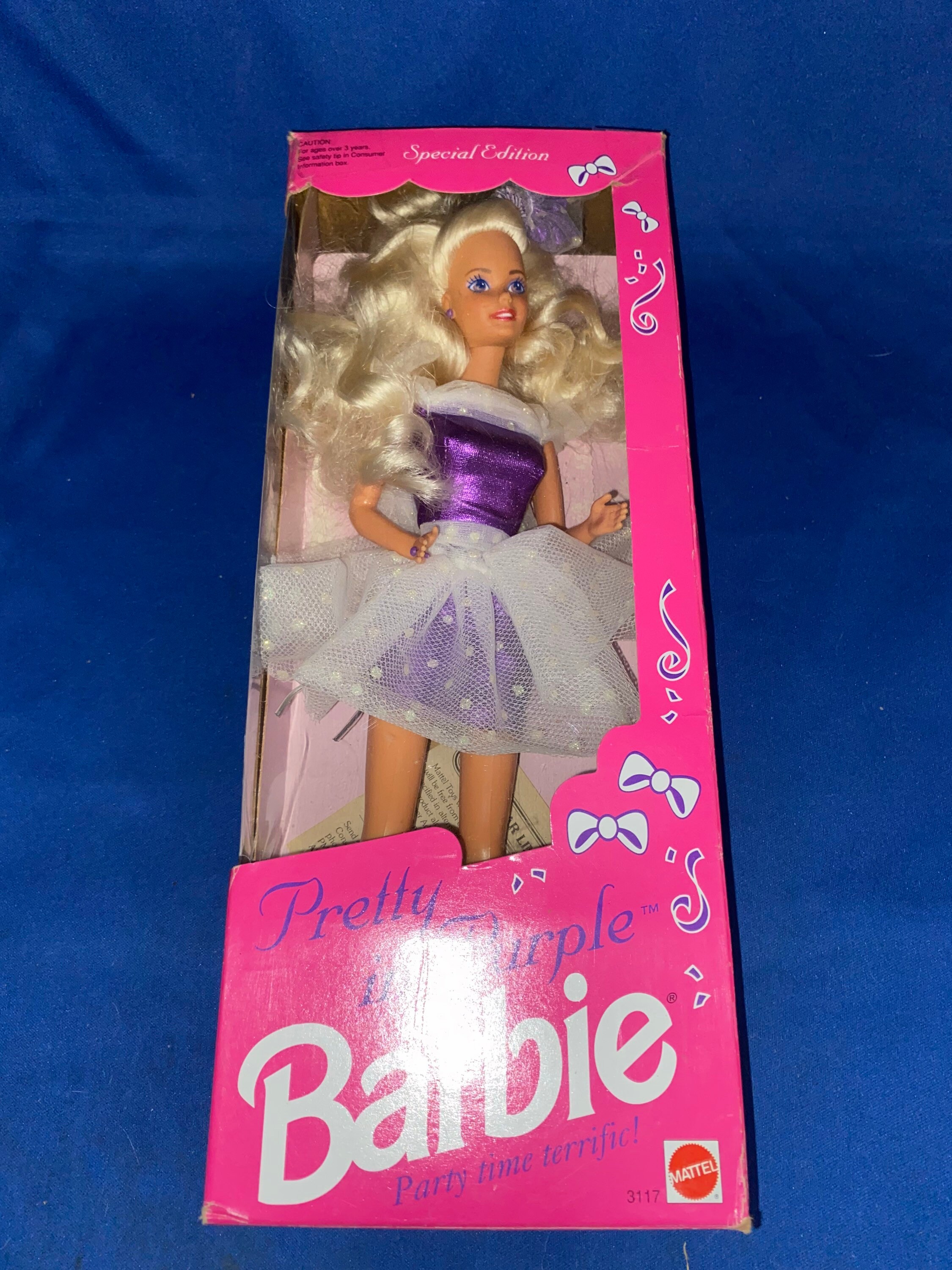 1992 Pretty in Purple Barbie Etsy New Zealand