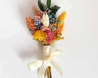 Anstecker Bräutigam I Anstecksträußchen Trockenblumen IHochzeit I Ansteckblume IAnstecker |Hochzeitsgäste I Trockenblumen -Blumenkranz.Liebe