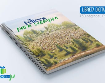 Digital Notebook for the 2026 Regional Assembly: Happily Ever After (PDF) | JW Notebook | Assembly Notes | Spiritual Planner | 150 Pages
