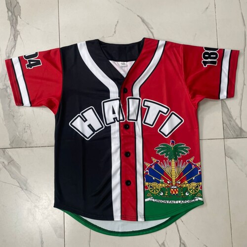 Haitian Baseball Jersey - Etsy