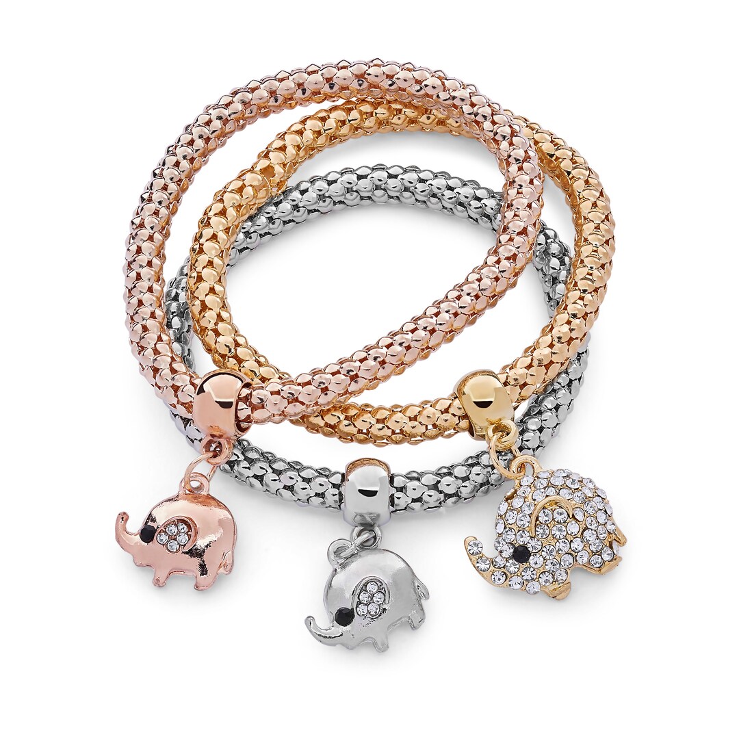 14K Gold Plated Bracelet Stainless Steel Bracelet Rose Gold Etsy