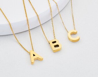 Personalized Necklace / Customized Pendant / Initial Necklace / Bridal Gift / Alphabet Necklace / Letter Necklace / Monogram Necklace / Gift