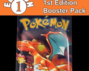 Proxy 1st Edition Pokemon Base Set Booster Pack Charizard - Venusaur - Blastoise