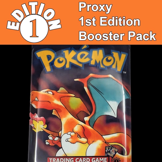 新品未開封 Base Set Booster Pack 1st Edition Proxy 1st Edition Pokemon Base Set Booster Pack Charizard
