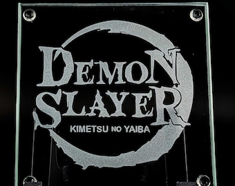 Demon Slayer Anime / Manga - Square Glass Coaster