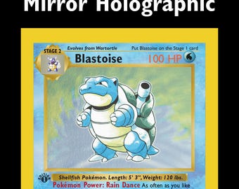 英語版初期 Blastoise 1st Edition Shadowless 1999 Pokemon Blastoise - 1st Edition Shadowless | Kaiya's
