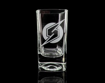 Metroid Shot Glass - 3oz Custom Engraved | Samus | Smash Bros