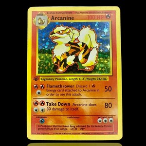 Proxy Arcanine - 1st Edition Base Set - Holo / Holographic - Etsy Canada