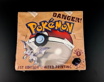 PROXY 1st Edition Pokemon Fossil Booster Box - 36 Packs-  Zapdos | Lapras | Aerodactyl