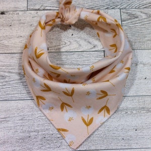 NEW!  Boho Floral Bandana ~ Tie On Floral Bandana ~ Dog Bandana ~ Cat Bandana ~ Gift