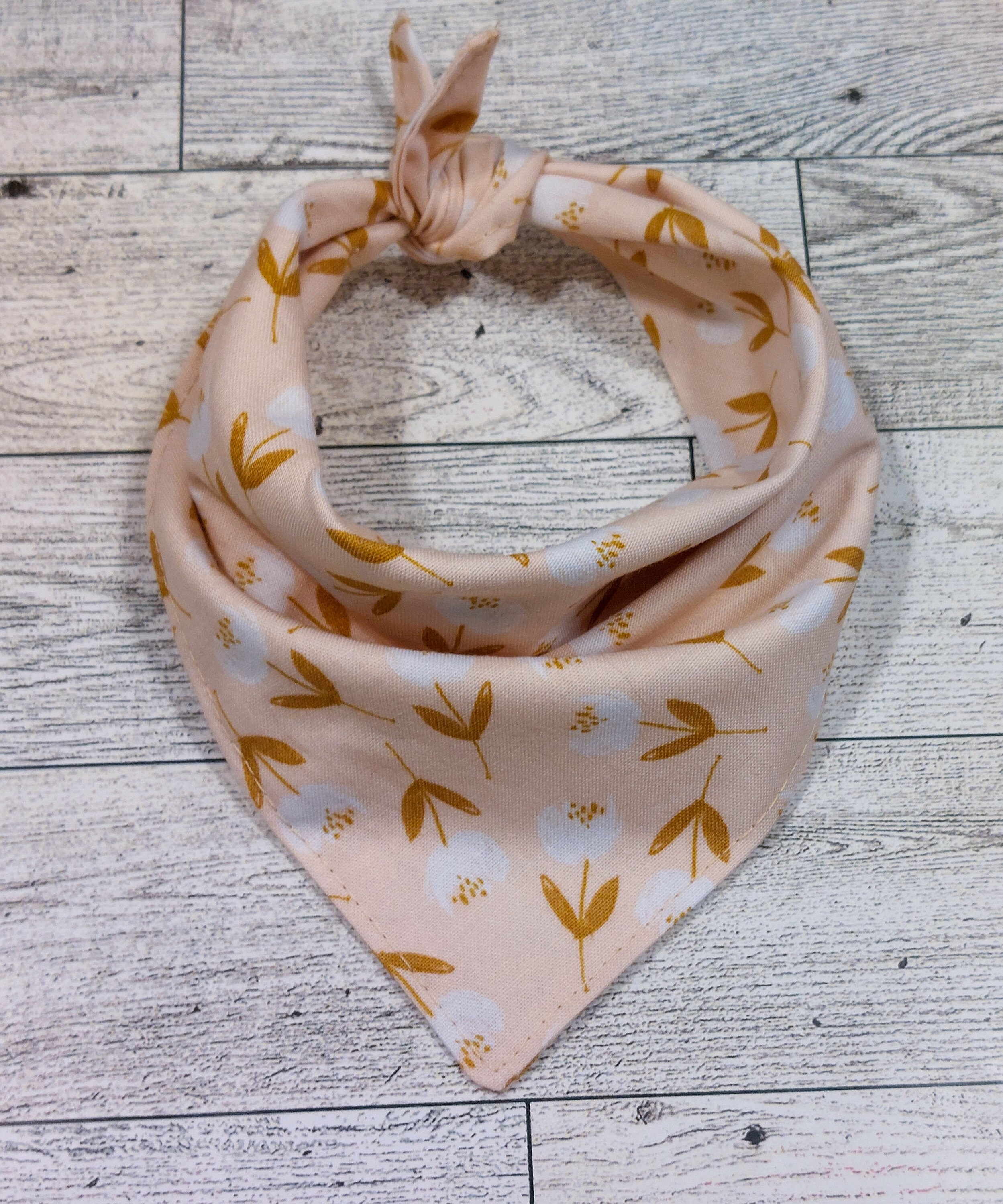 NEW!  Boho Floral Bandana ~ Tie On Floral Bandana ~ Dog Bandana ~ Cat Bandana ~ Gift