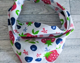 Fruit Dog Bandana | Cute Dog Bandana | Summer Pet Bandana | Tie-On Dog Scarf | Puppy Bandana | Cat Bandana (S–XL)
