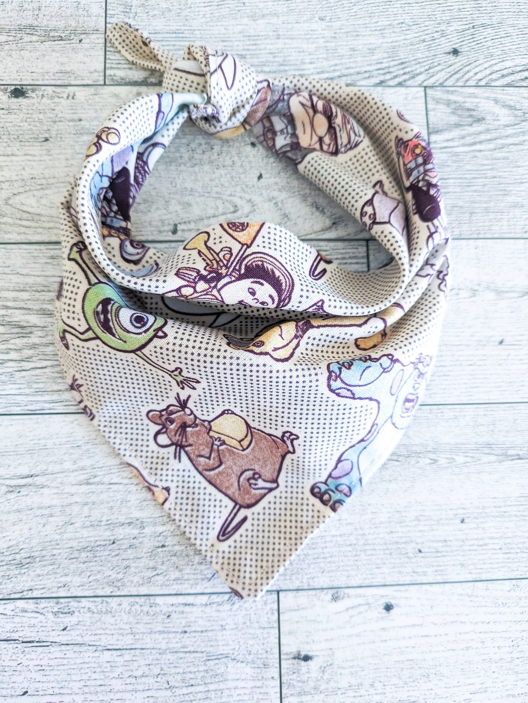 NEW Neutral Disney Pet Bandana Dog Bandana Cat Bandana Disney Bandana