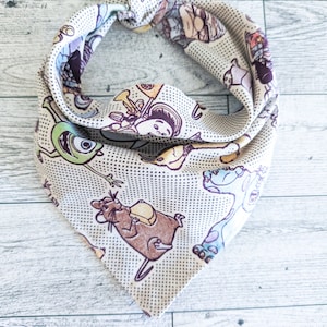 NEW! Neutral Disney Pet Bandana ~ Dog Bandana ~ Cat Bandana ~ Disney Bandana ~ Pet Gift ~ Disney Bandana ~ Disney Pet Scarf