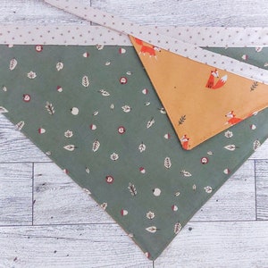 Boho Fall Dog Bandana - Autumn Dog Bandana - Reversible Dog Bandana - Dog Bandana - Cat Bandana - Regalo de otoño - Doble cara Dog Bandana