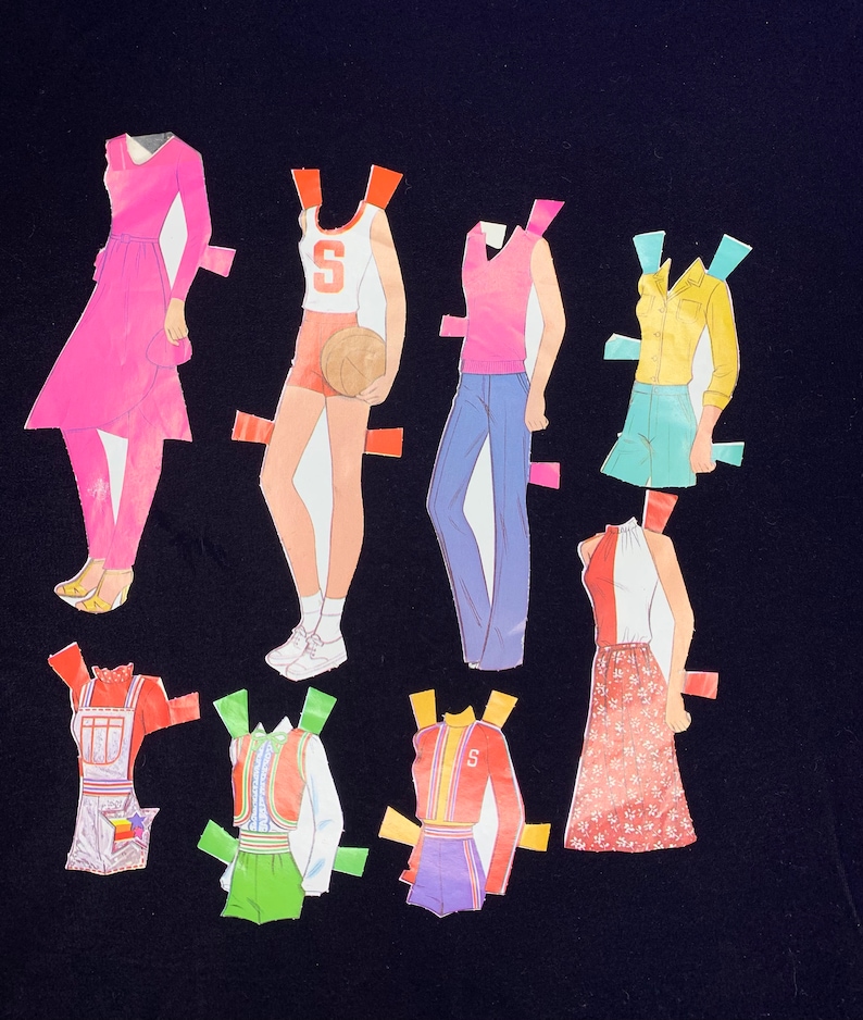 1980s Paper Dolls Starr, Tracy, Kelly, and Shawn Etsy