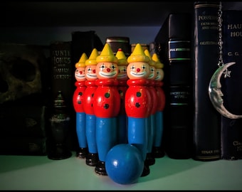Vintage Bowling Skittles Set
