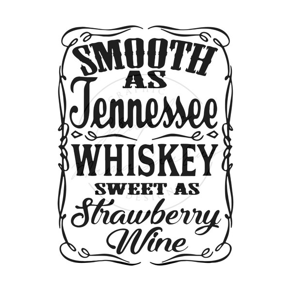 Tennessee Whiskey - PNG/SVG