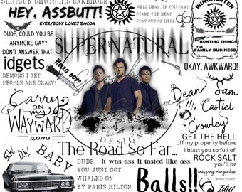 Supernatural Tumbler Wrap - Sublimation