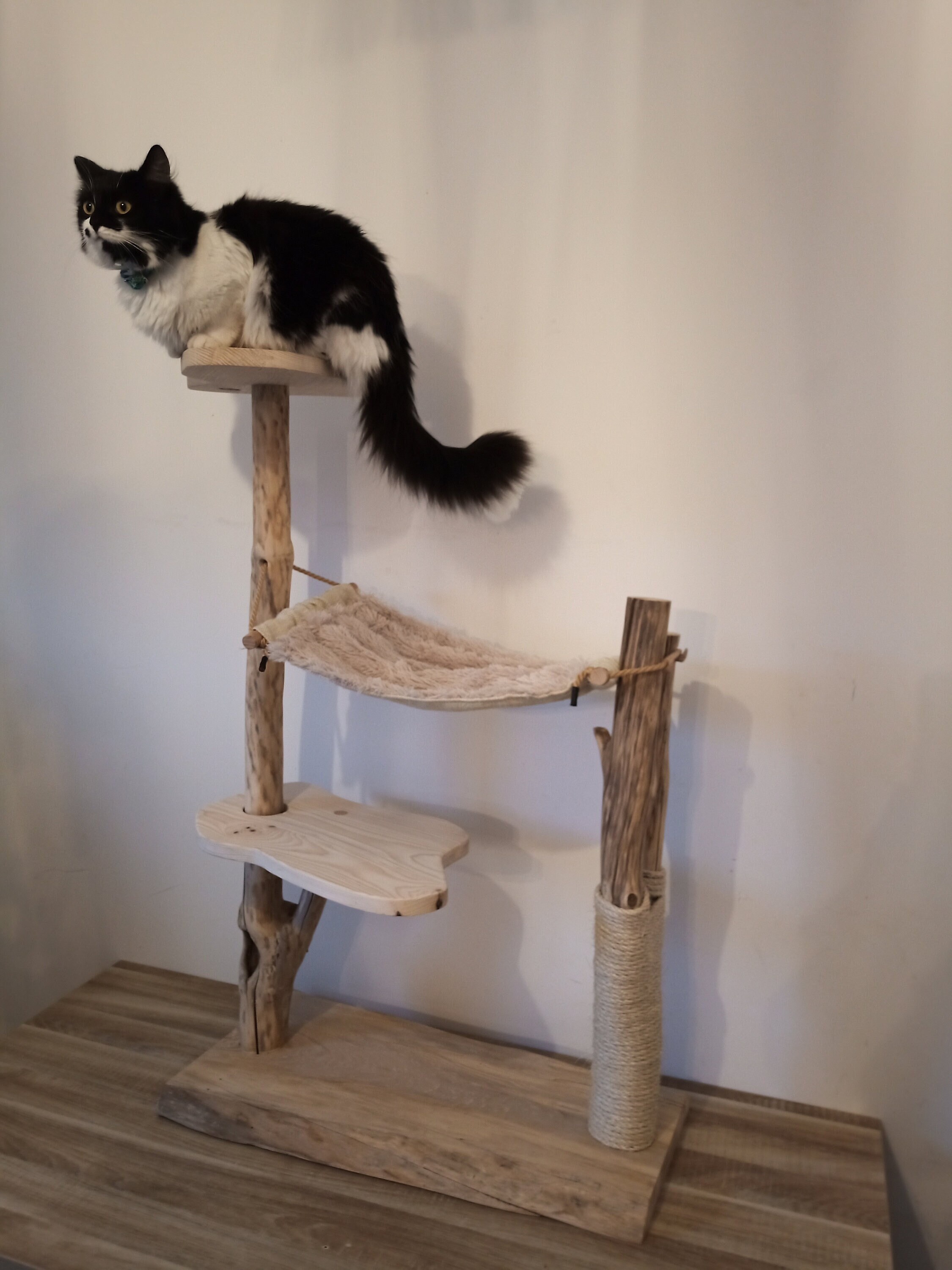 Arbre A Chat Bois Etsy France