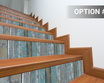 Step Risers Accents - Peel and Stick Vinyl Decals for Stairs