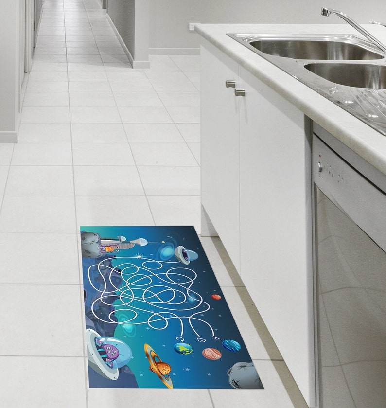 Stick Rug Non Slip Floor Mat Peel&stick Anti-slip Waterproof Rug for Bathroom ...