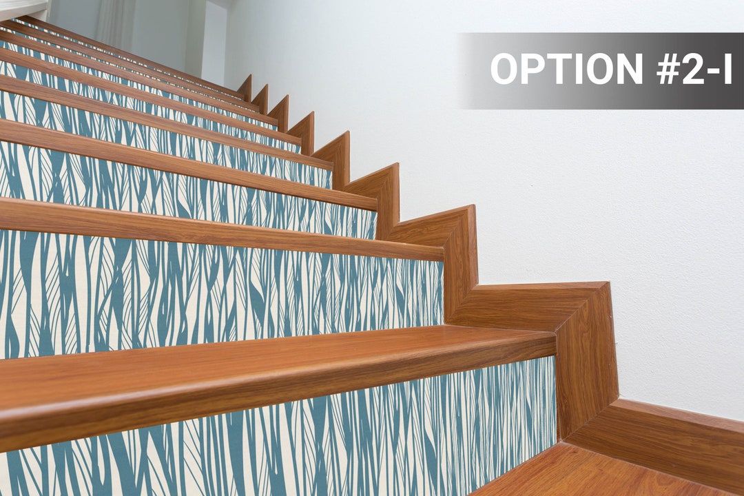 Step Riser Peel and Stick 52" Width, Digitally Printed on Self Adhesive ...
