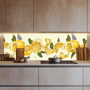 Glass Kitchen Backsplash Tiles Decal / Heat-Resistant Wall Art / Behind the Stove Protection / Waterproof & Easy to Clean / Custom Size