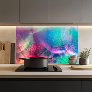 Glass Kitchen Backsplash Tiles Decal / Heat-Resistant Wall Art / Behind the Stove Protection / Waterproof & Easy to Clean / Custom Size
