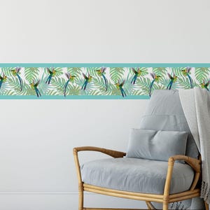 JZ·HOME Peel And Stick Wallpaper Border - Removable Fruits Floral Pattern, 4.2 X 16.4ft Self-Adhesive Wall Decor - View #8