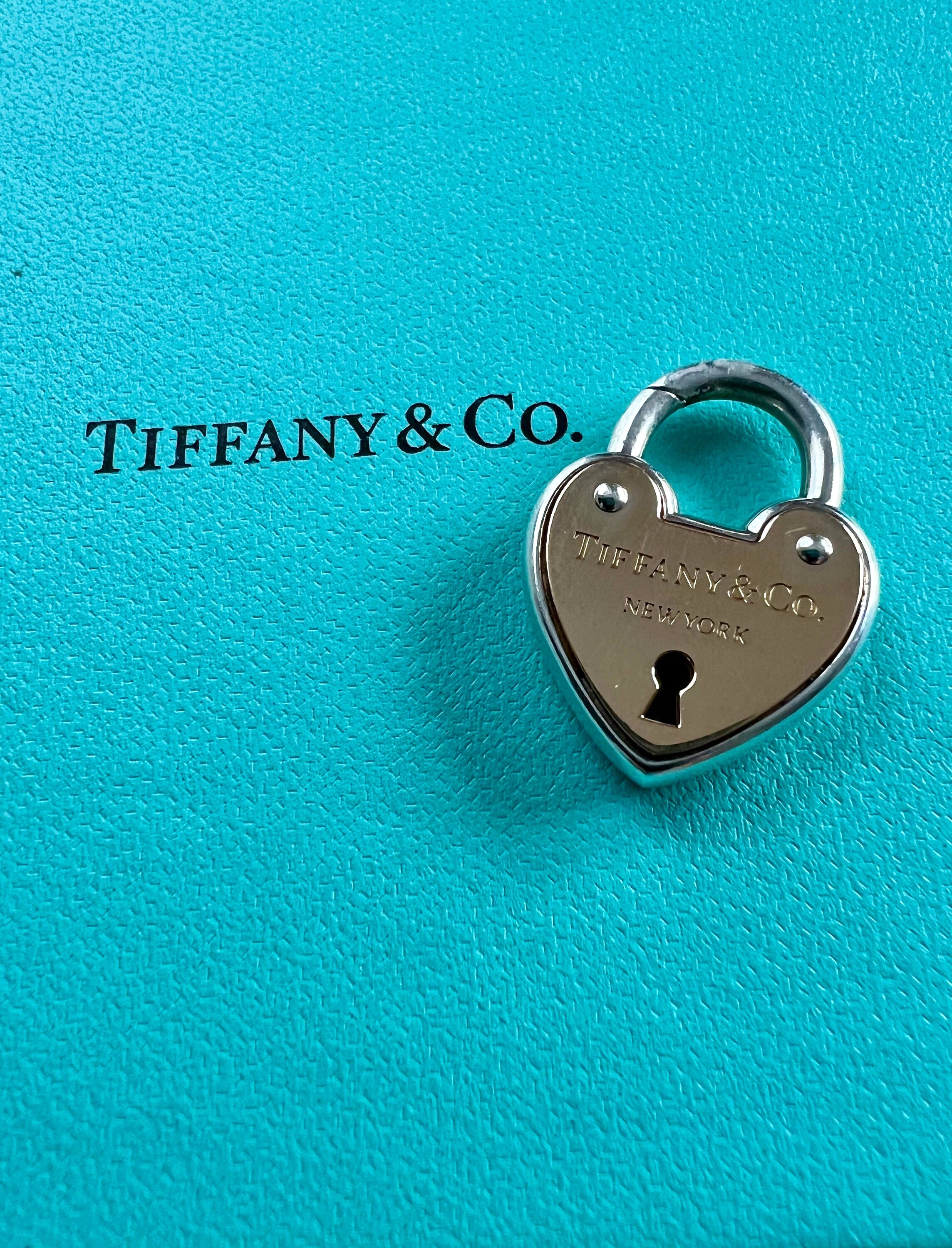 Tiffanys and co necklace heart lock - Etsy 日本