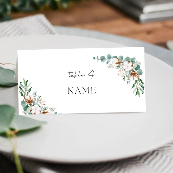 table place setting cards template 50 Printable & Foldable Place Cards | Fully Customizable | Any Occasion | NOT a Template | I Input Information and Send as PDF