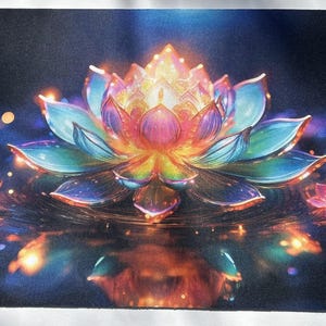 Jeweled Lotus - Playmat - 24&quot; x 14&quot;